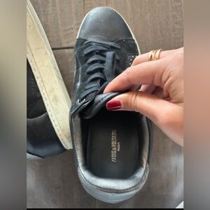 Zadig et voltaire black shoes